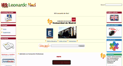 Desktop Screenshot of iesleonardo.com